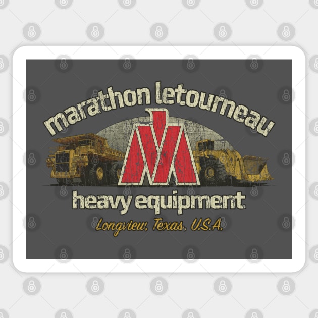 Marathon LeTourneau Longview 1970 Sticker by JCD666